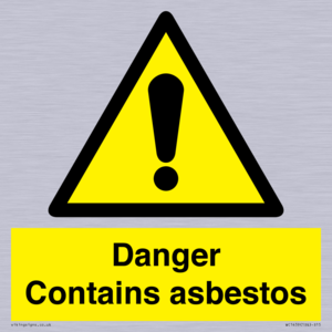 WC1459: Danger contains asbestos