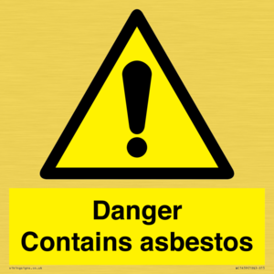 WC1459: Danger contains asbestos