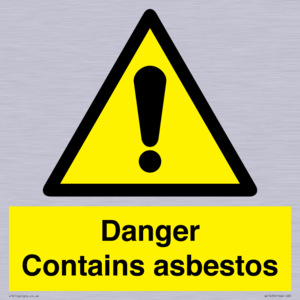 WC1459: Danger contains asbestos