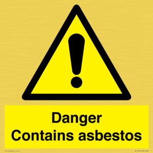 WC1459: Danger contains asbestos