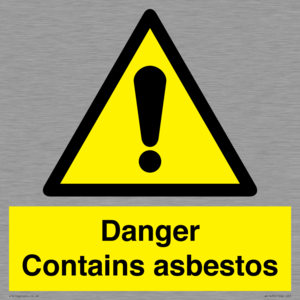 WC1459: Danger contains asbestos