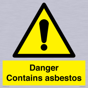 WC1459: Danger contains asbestos