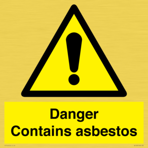 WC1459: Danger contains asbestos