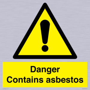 WC1459: Danger contains asbestos