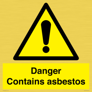 WC1459: Danger contains asbestos