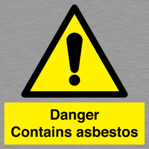 WC1459: Danger contains asbestos
