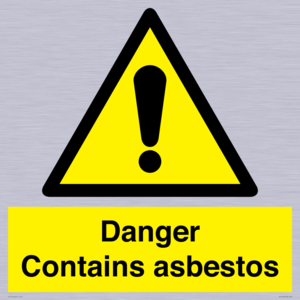 WC1459: Danger contains asbestos