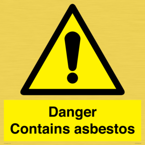 WC1459: Danger contains asbestos