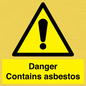 WC1459: Danger contains asbestos