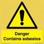 WC1459: Danger contains asbestos