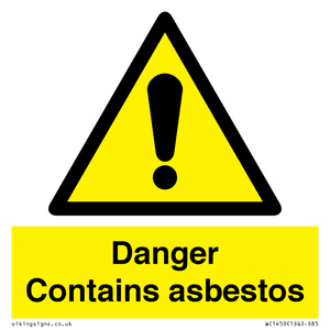 WC1459: Danger contains asbestos
