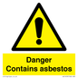WC1459: Danger contains asbestos