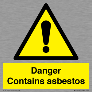 WC1459: Danger contains asbestos