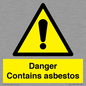 WC1459: Danger contains asbestos