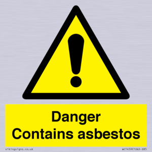WC1459: Danger contains asbestos