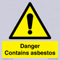 WC1459: Danger contains asbestos