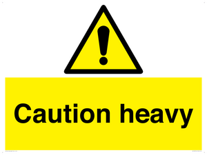 WC1495: Caution Heavy