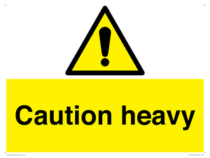 WC1495: Caution Heavy