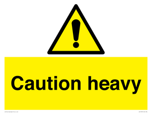 WC1495: Caution Heavy