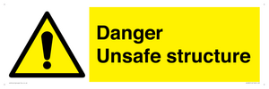 WC480: danger unsafe structure