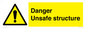 WC480: danger unsafe structure