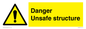 WC480: danger unsafe structure
