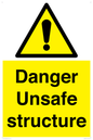 WC480: danger unsafe structure