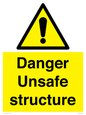WC480: danger unsafe structure