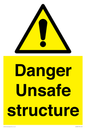 WC480: danger unsafe structure