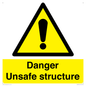 WC480: danger unsafe structure