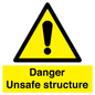 WC480: danger unsafe structure