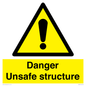 WC480: danger unsafe structure