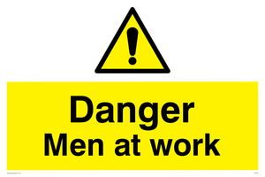 WC483: danger men at work