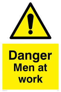 WC483: danger men at work