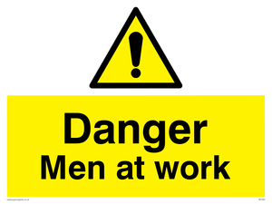 WC483: danger men at work