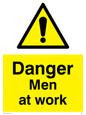 WC483: danger men at work