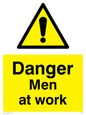 WC483: danger men at work