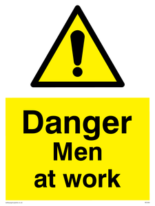 WC483: danger men at work