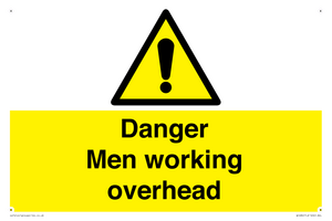 WC484: danger men working overhead