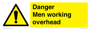 WC484: danger men working overhead