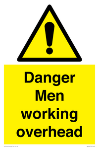 WC484: danger men working overhead