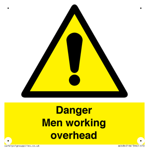 WC484: danger men working overhead