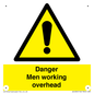 WC484: danger men working overhead