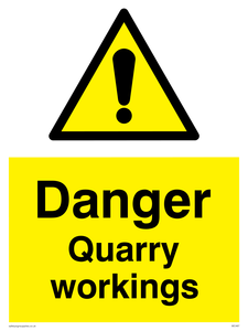 WC487: danger quarry workings