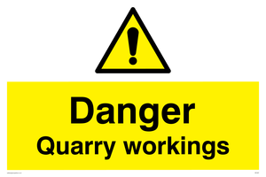 WC487: danger quarry workings
