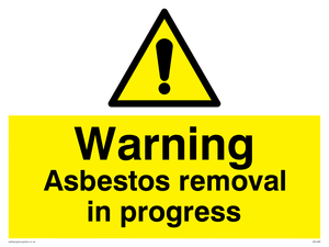 WC488: asbestos removal in progress
