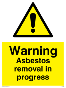 WC488: asbestos removal in progress