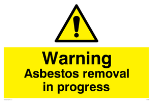 WC488: asbestos removal in progress