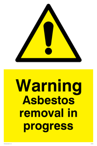 WC488: asbestos removal in progress