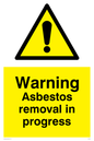 WC488: asbestos removal in progress